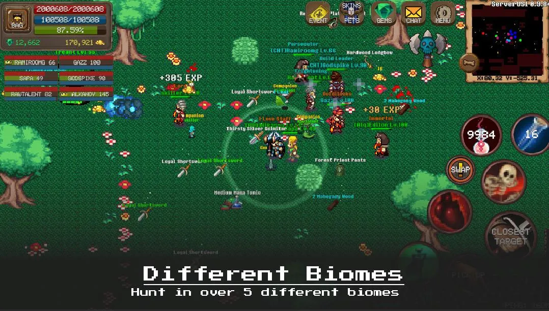 RPG Laurum Online - MMORPG - Pixel MMO - PVP Captură de ecran 3